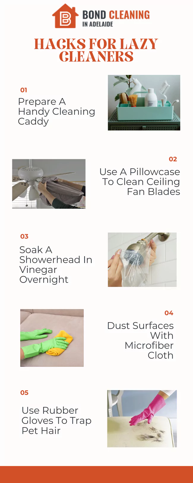cleaning hacks for lazy people