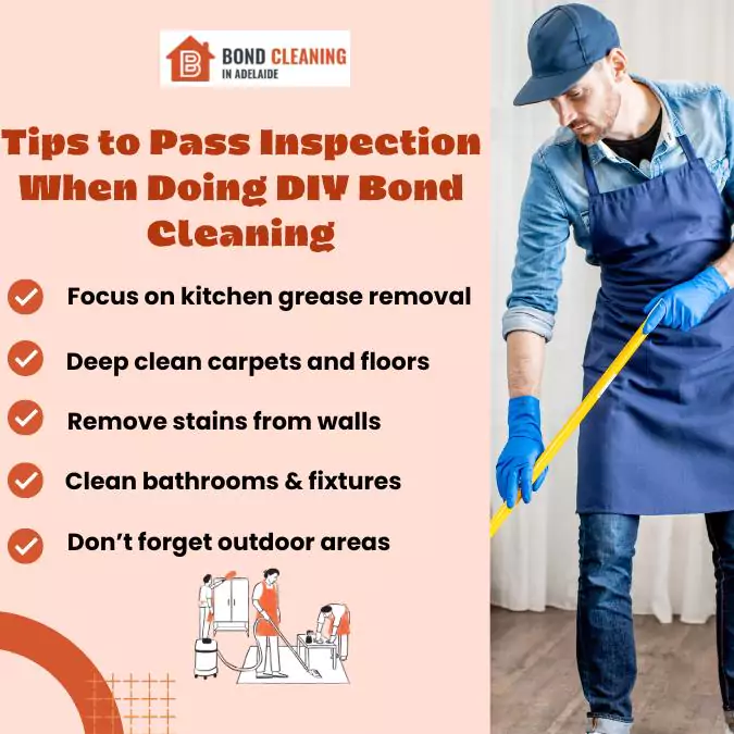 Tips to Pass Inspection When Doing DIY Bond Cleaning