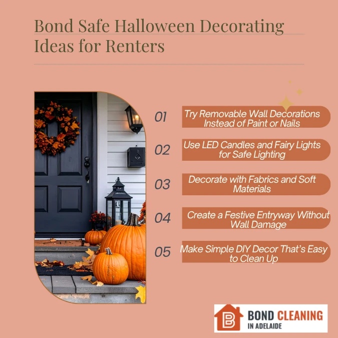 Infographic For Bond Safe Halloween Decorating Ideas for Renters