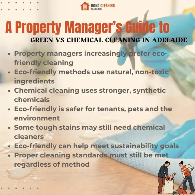 A Property Manager’s Guide to Green vs Chemical Cleaning in Adelaide