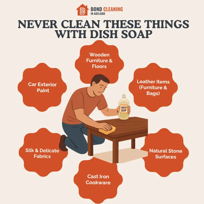 Never clean these things with dish soap